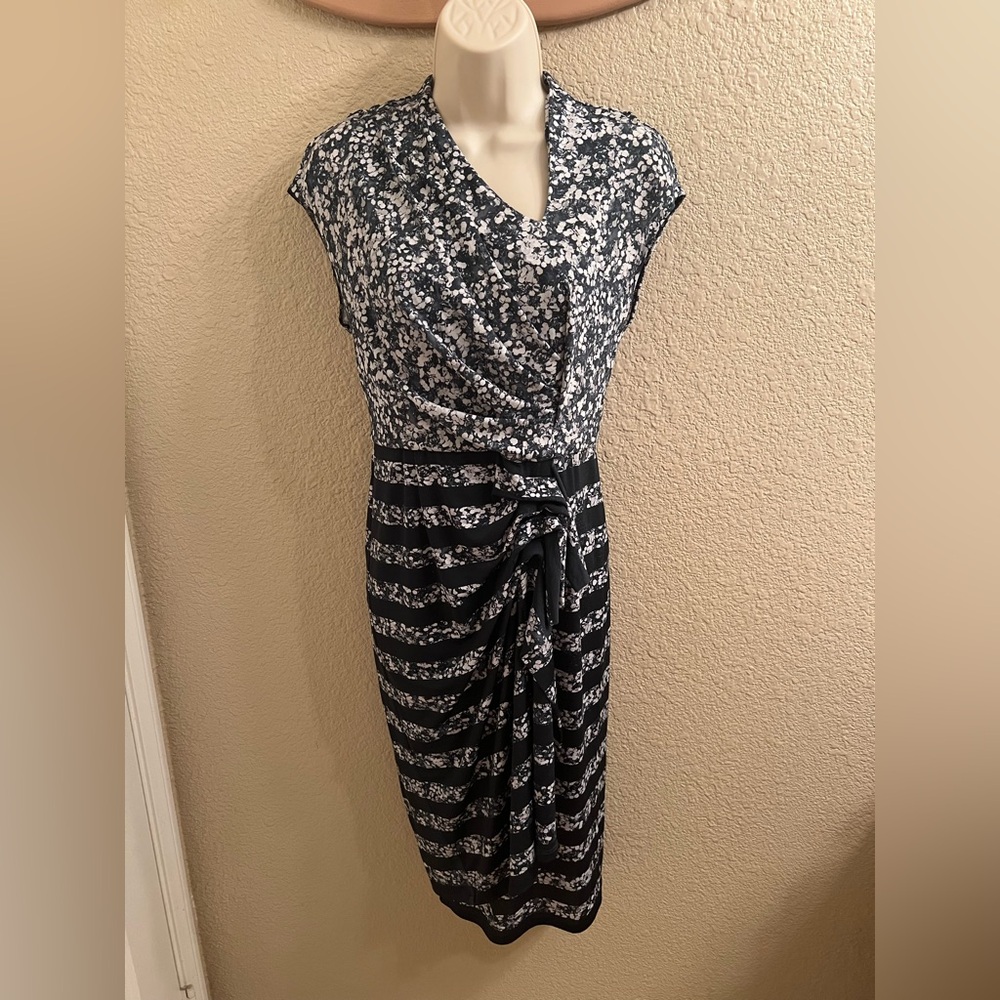 Germain Sz.36 Asymmetric Floral Dress